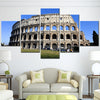 Rome Colosseum Landscape 5 Panels Painting Canvas Wall Decoration
