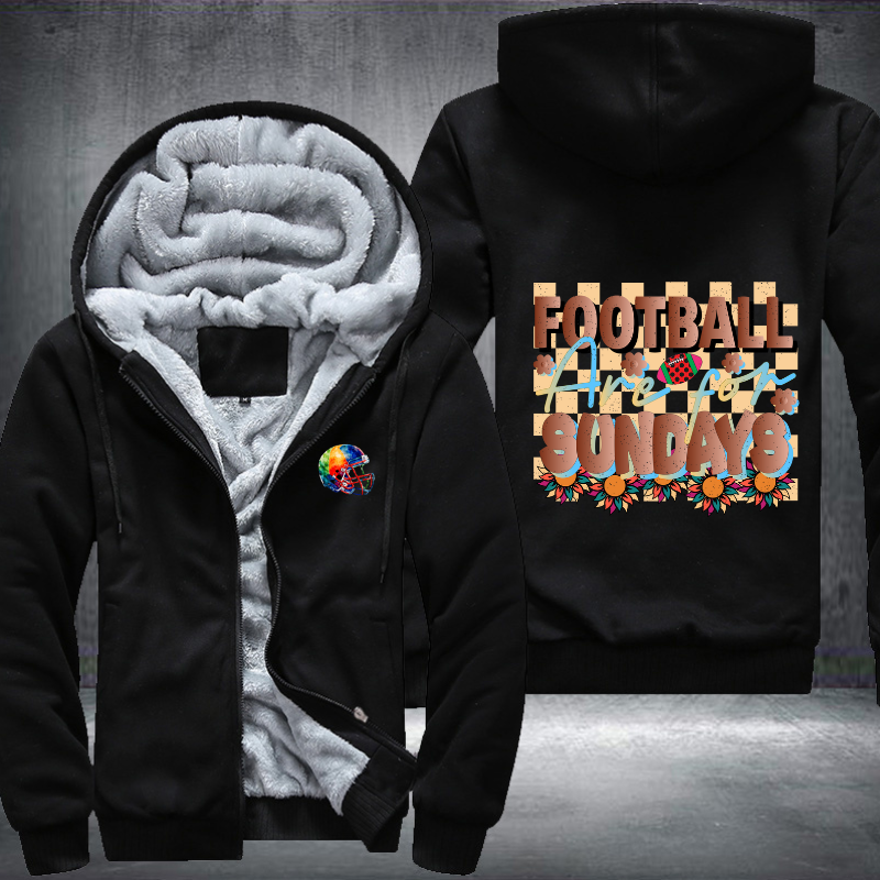 Football Sundays Fleece Hoodies Jacket