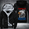 American Biker Fleece Hoodies Jacket