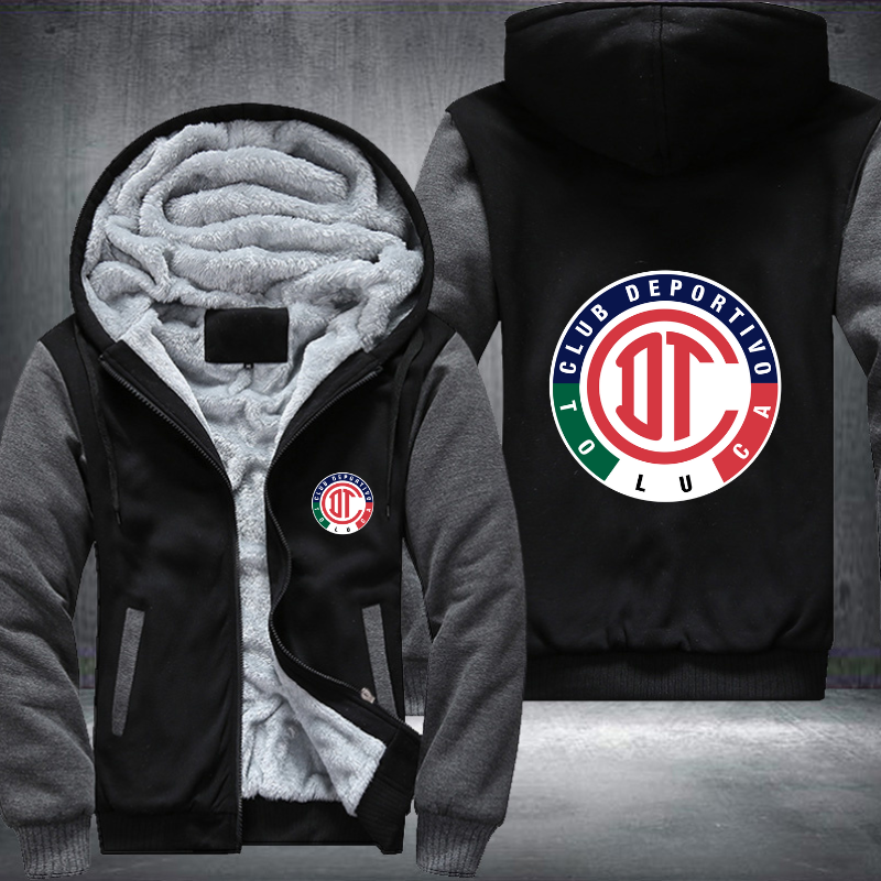 Club Toluca Football Fleece Hoodies Jacket