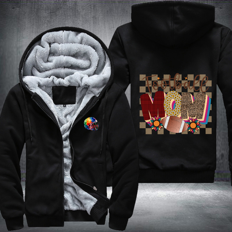 Football Mom Fleece Hoodies Jacket