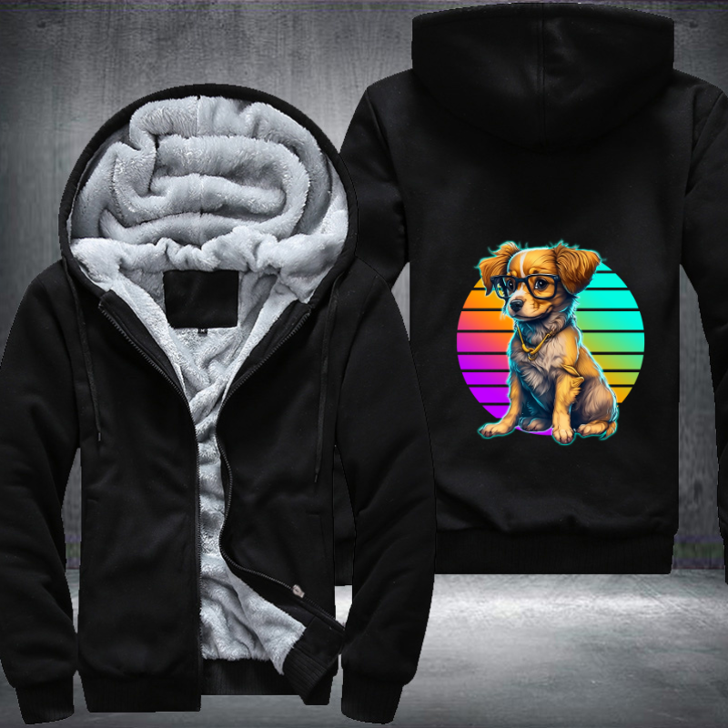 Sweet Dog Fleece Hoodies Jacket