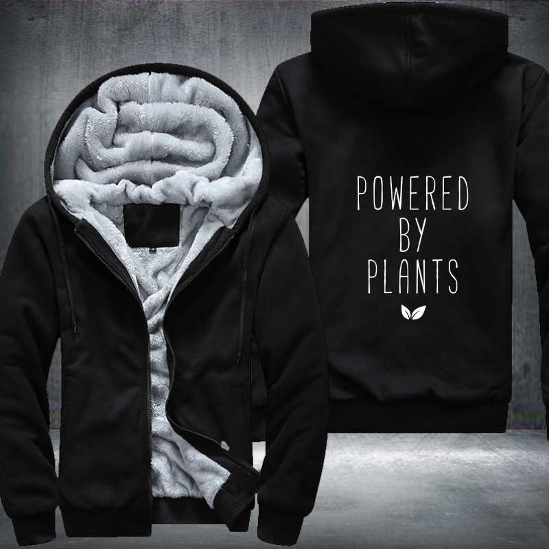 Powered By Plants Fleece Hoodies Jacket