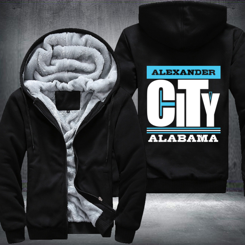 Alexander City Alabama Fleece Hoodies Jacket