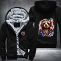 Animal Hiphop Graphic Funny Sloth Fleece Hoodies Jacket