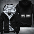 Patriotic USA State New york Fleece Hoodies Jacket