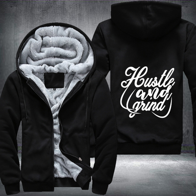 Hustle And Grind Fleece Hoodies Jacket