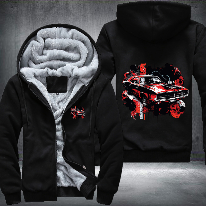 1968 Charger RT Fleece Hoodies Jacket