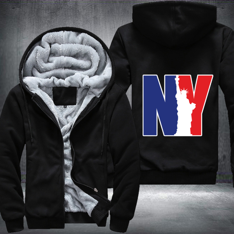NY Fleece Hoodies Jacket