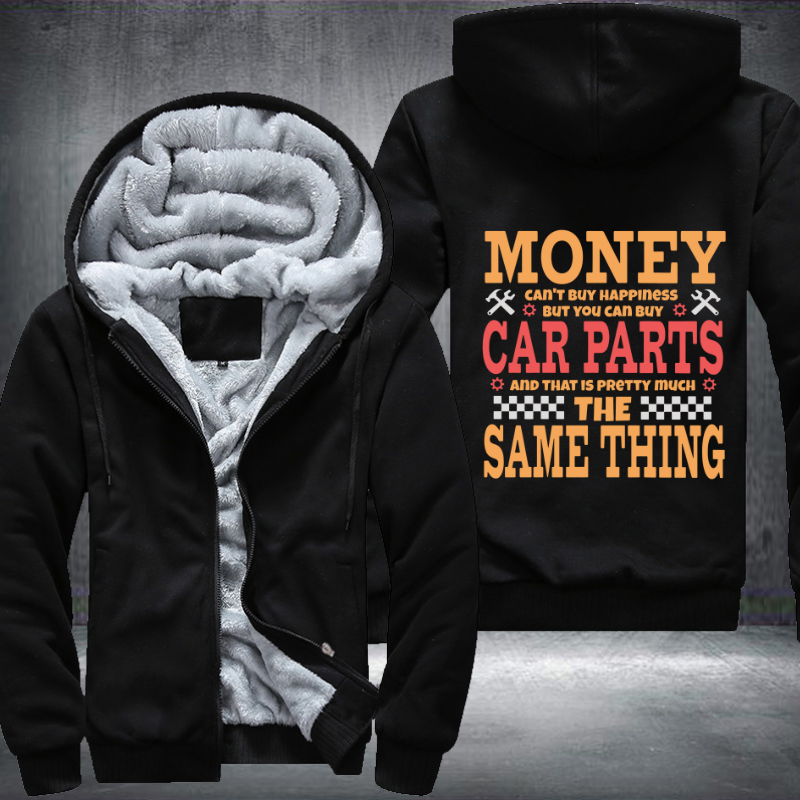 Money Can Buy Car Parts Auto Fleece Hoodies Jacket