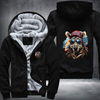 Animal Hiphop Graphic Funny Zebra Fleece Hoodies Jacket