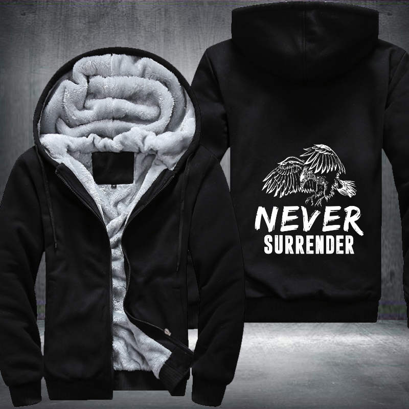 Never Surrender Fleece Hoodies Jacket