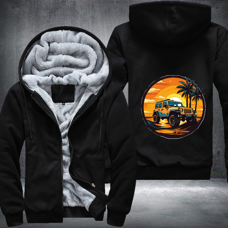Exploring Coastal Beauty with 4x4s Fleece Hoodies Jacket