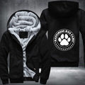 happiness has paws Fleece Hoodies Jacket