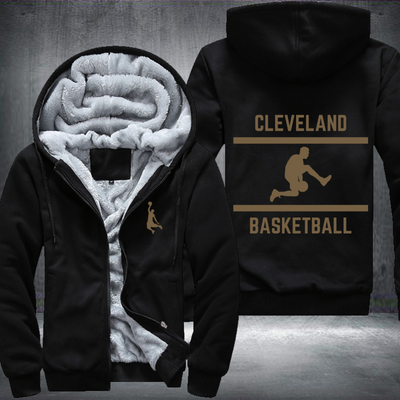 Basketball Lover City CLEVELAND Fleece Hoodies Jacket