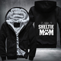 SHELTIE MOM Fleece Hoodies Jacket