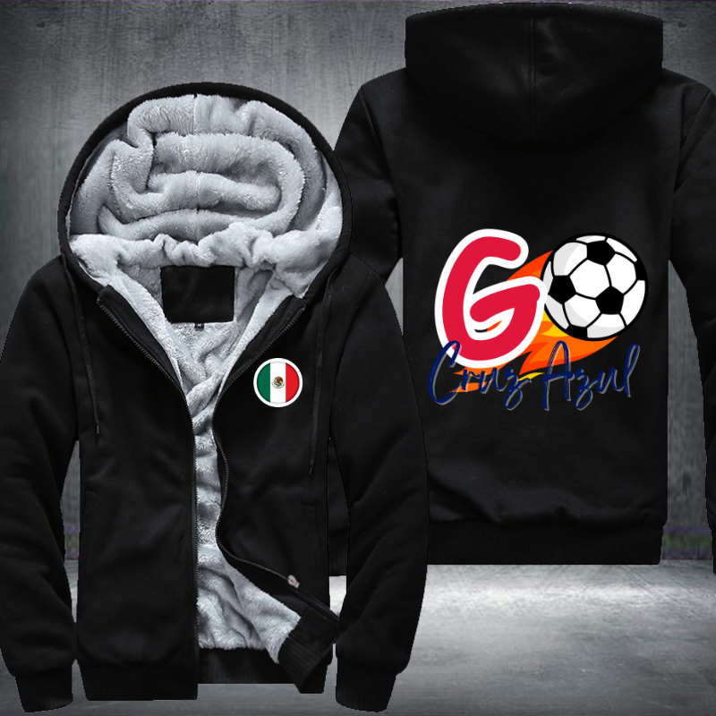Soccer Go Cruz Azul Fleece Hoodies Jacket