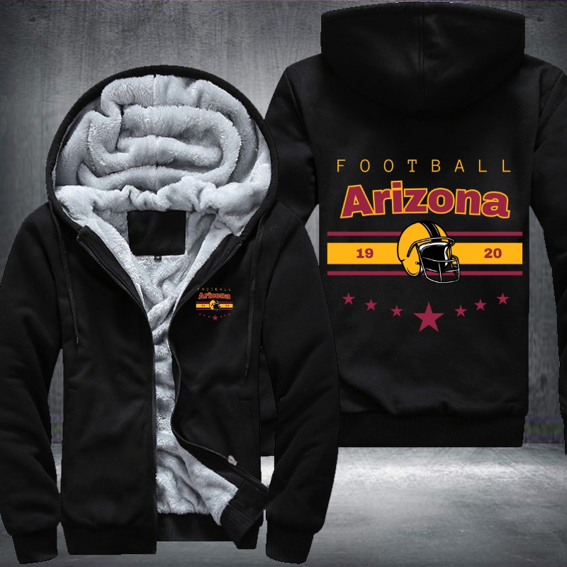 Vintage Football Arizona 1920 Fleece Hoodies Jacket