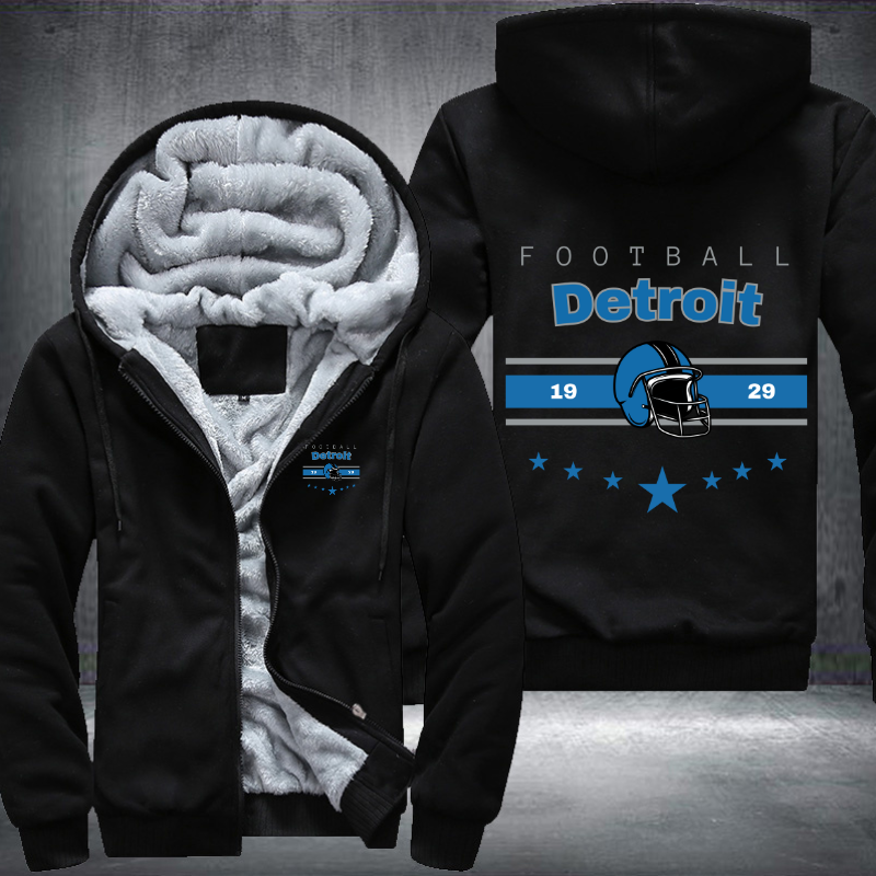 Vintage Football Detroit 1929 Fleece Hoodies Jacket