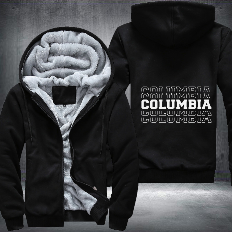 Patriotic USA State Columbia Fleece Hoodies Jacket