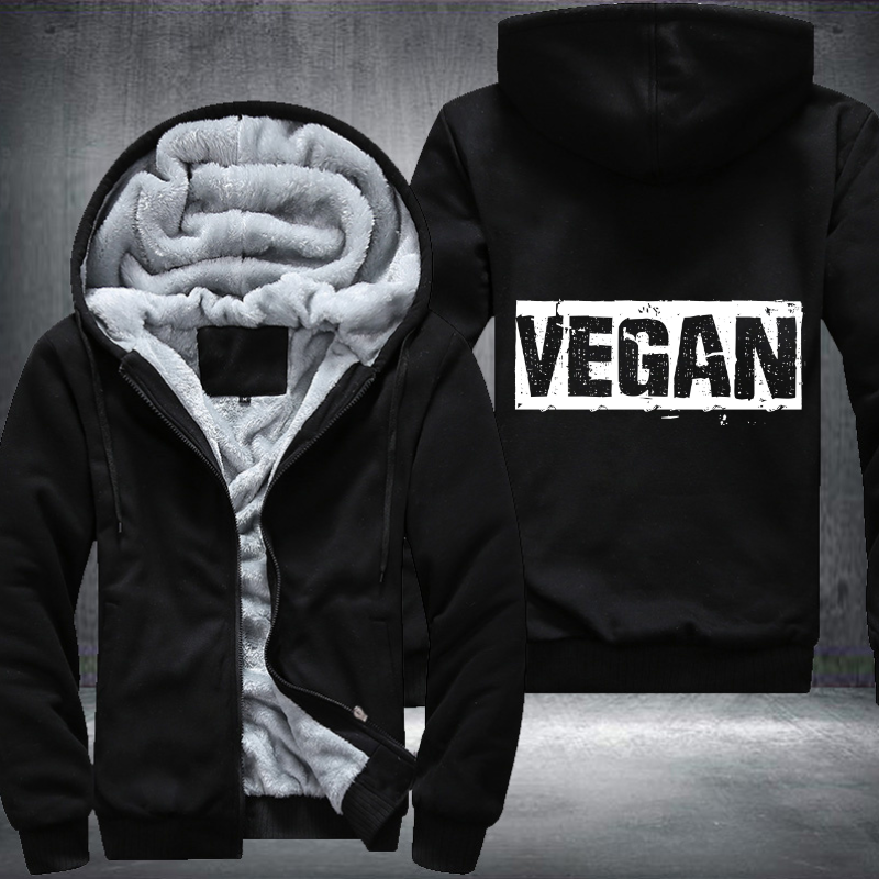 Vegan Classic Fleece Hoodies Jacket