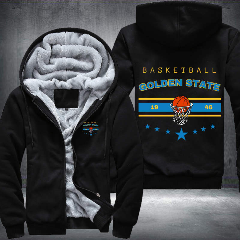 Vintage Basketball GOLDEN STATE 1946 Fleece Hoodies Jacket