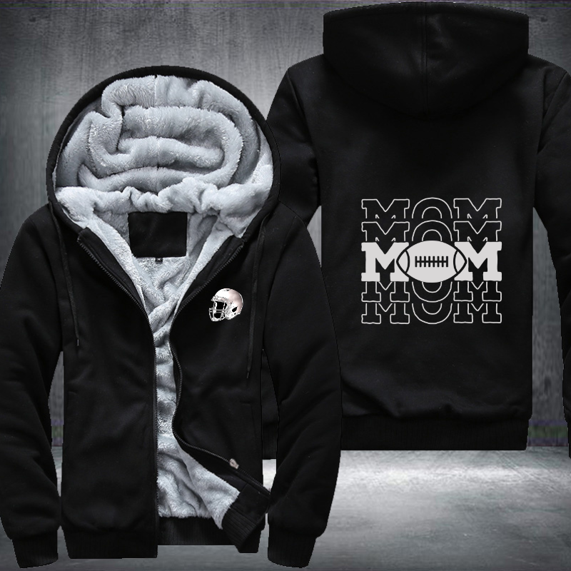 MOM Football Fleece Hoodies Jacket