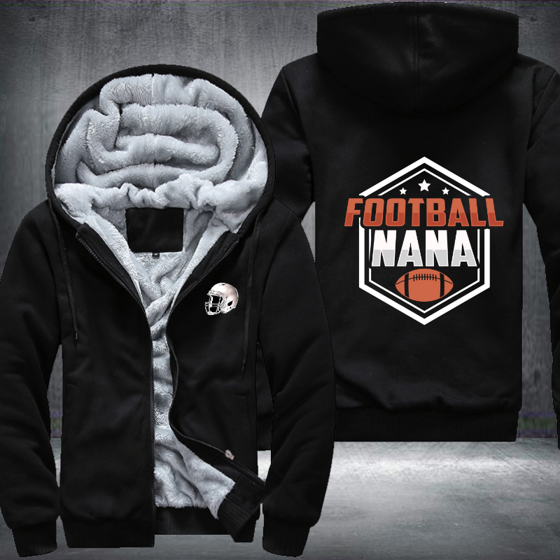 Football Nana Fleece Hoodies Jacket