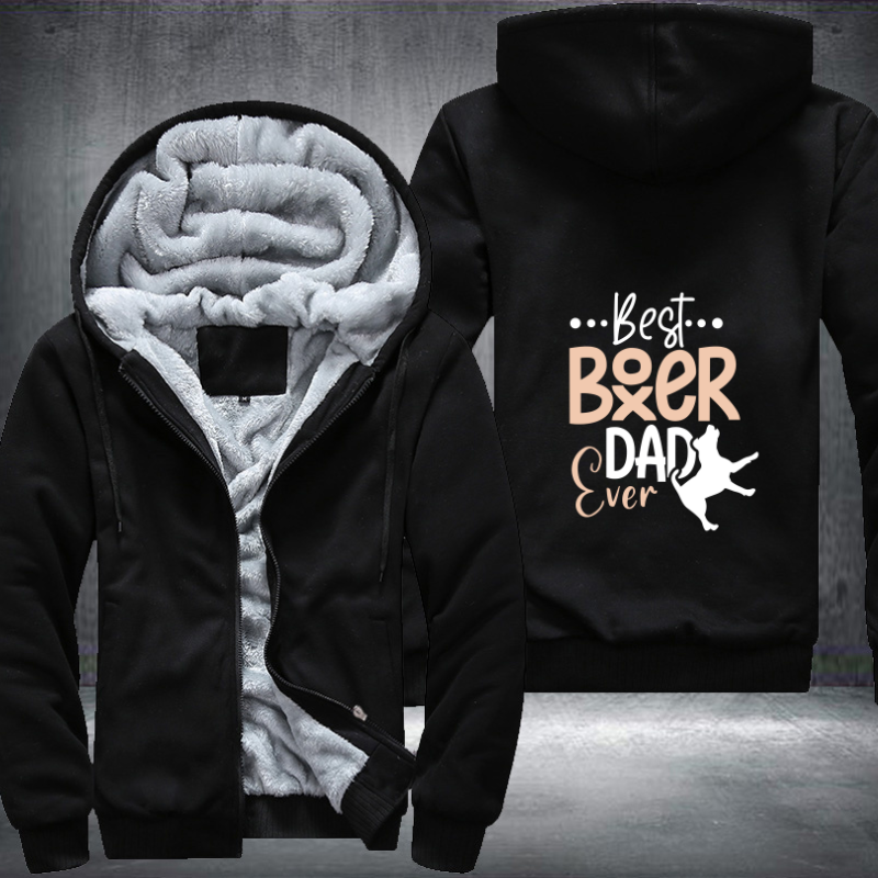 best boxer dad ever Fleece Hoodies Jacket
