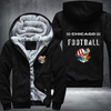 Football City USA Flag Helmet Chicago Fleece Hoodies Jacket