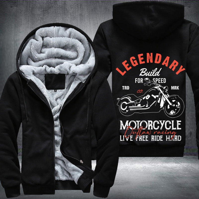 Legendary Build For Speed Fleece Hoodies Jacket