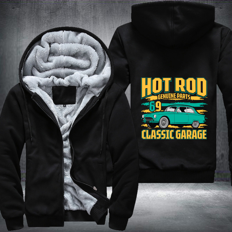 Hot rod genuine parts vintage Fleece Hoodies Jacket