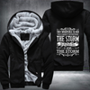 They Whispered To Her You Cannot Withstand The Storm Fleece Hoodies Jacket