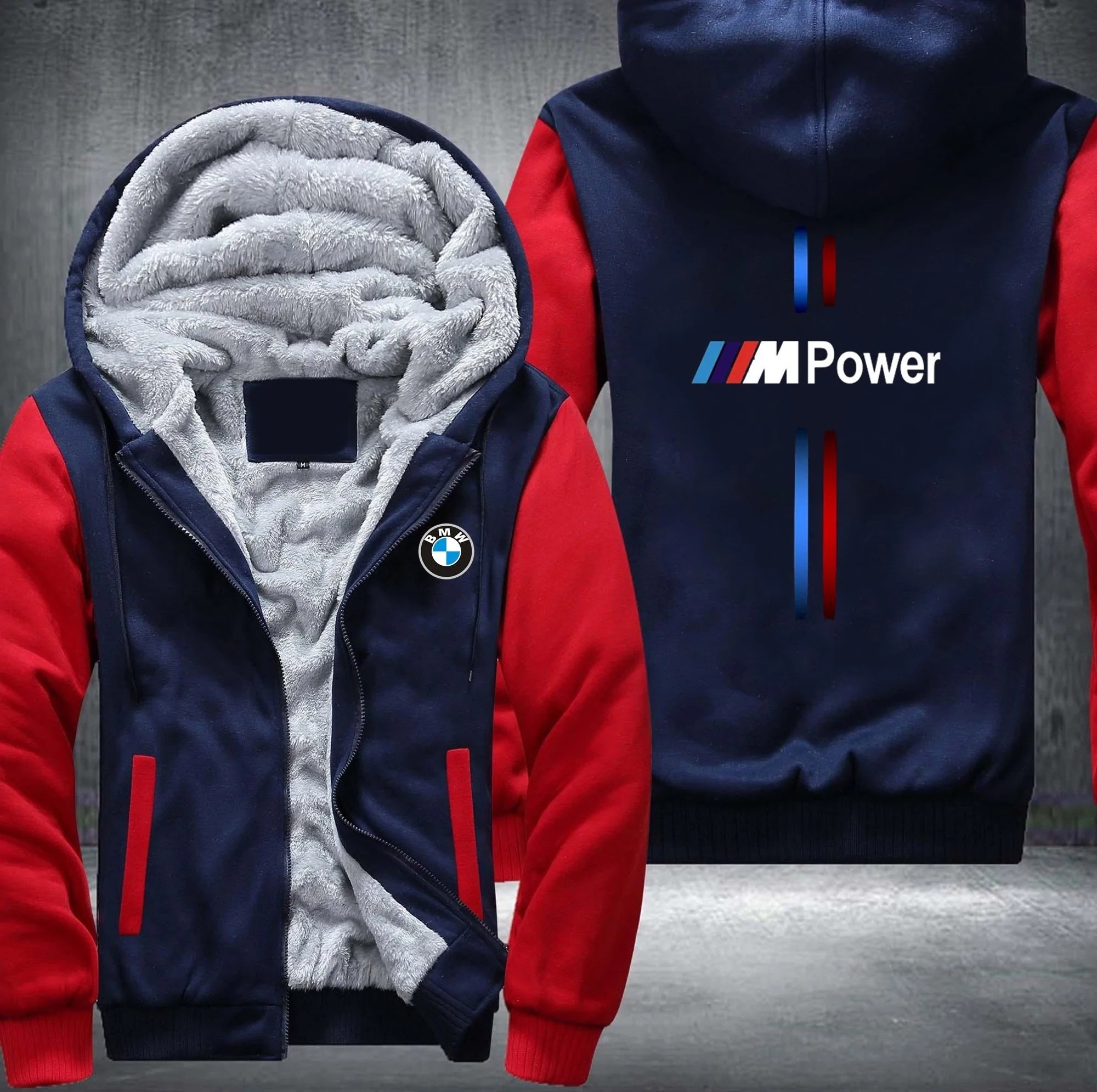 M POWER Fleece Hoodies Jacket