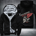 Old School Chopper Motorcycle Legend Fleece Hoodies Jacket