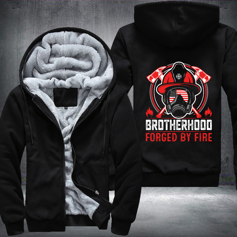 Brotherhood forged by fire Fleece Hoodies Jacket