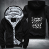 Don't Be Afraid To Be Great Fleece Hoodies Jacket