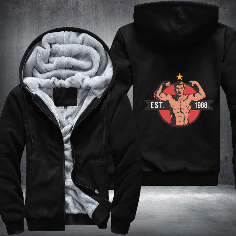 EST 1988 Fleece Hoodies Jacket