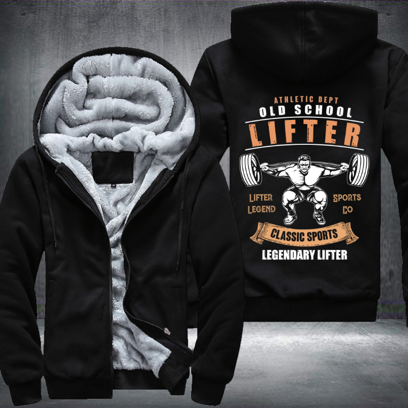Athletic Dept Old School Lifter Fleece Hoodies Jacket