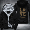 Football Gold Love Browns Fleece Hoodies Jacket