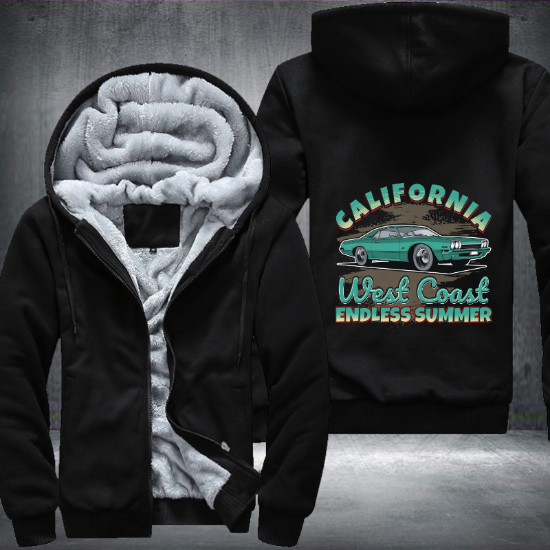 California west coast endless Fleece Hoodies Jacket