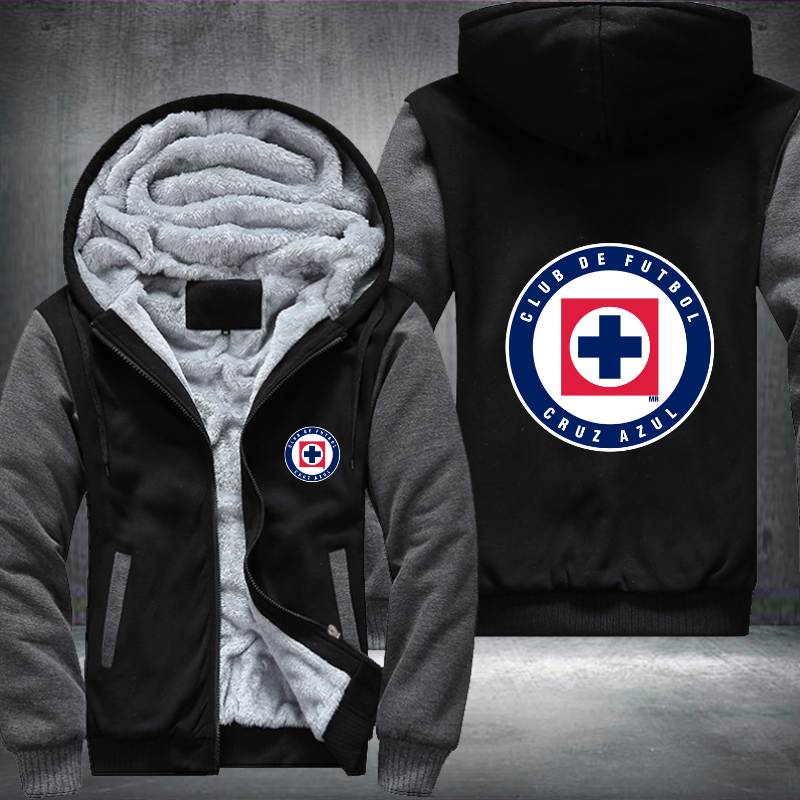 Cruz Azul Football Fleece Hoodies Jacket