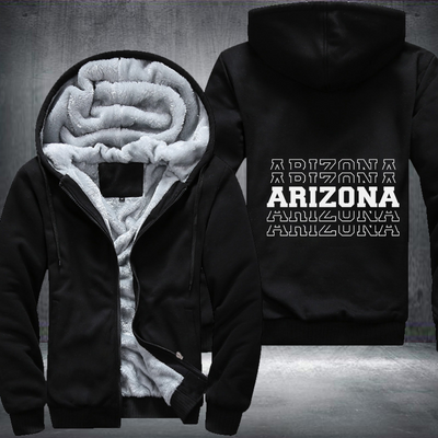 Patriotic USA State Arizona Fleece Hoodies Jacket