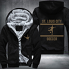 Soccer Lover City St. Louis City Fleece Hoodies Jacket