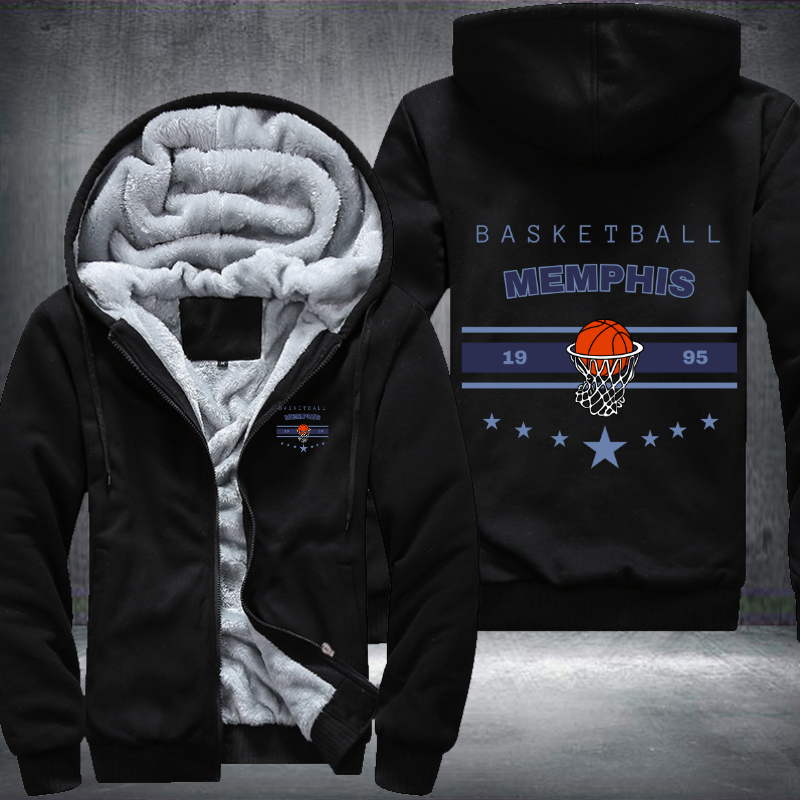 Vintage Basketball MEMPHIS 1995 Fleece Hoodies Jacket
