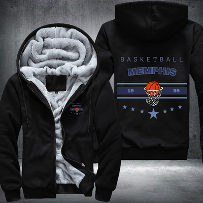 Vintage Basketball MEMPHIS 1995 Fleece Hoodies Jacket