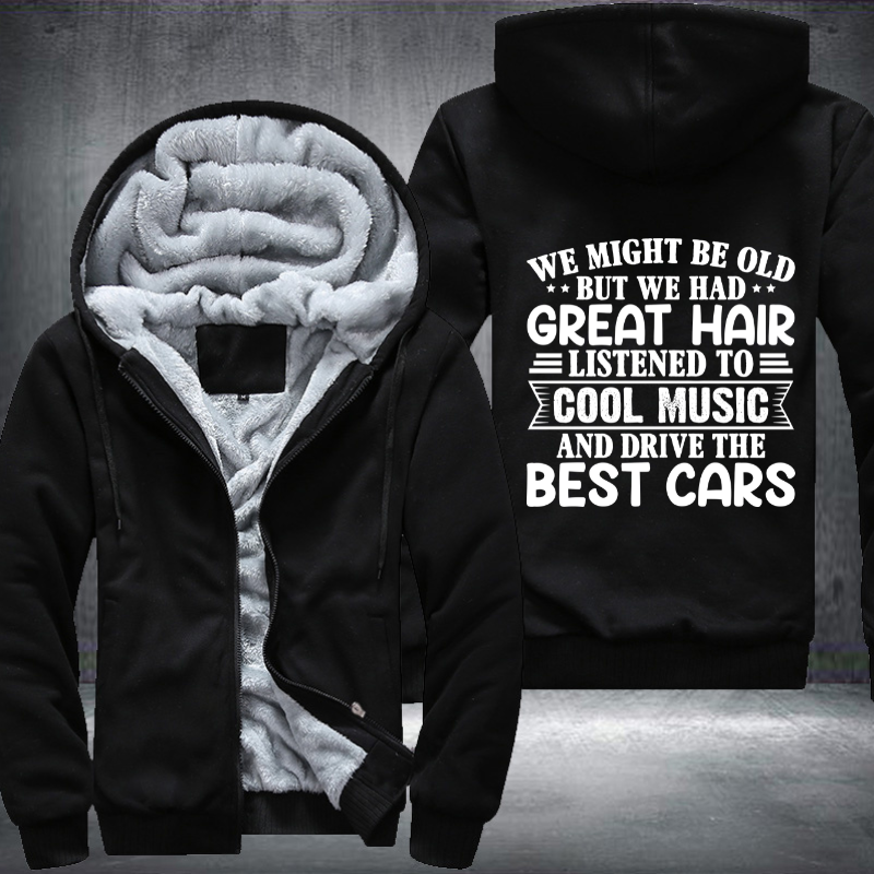 Listened To Cool Music And Drive The Cars Fleece Hoodies Jacket