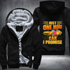 Just one more car I promise Fleece Hoodies Jacket