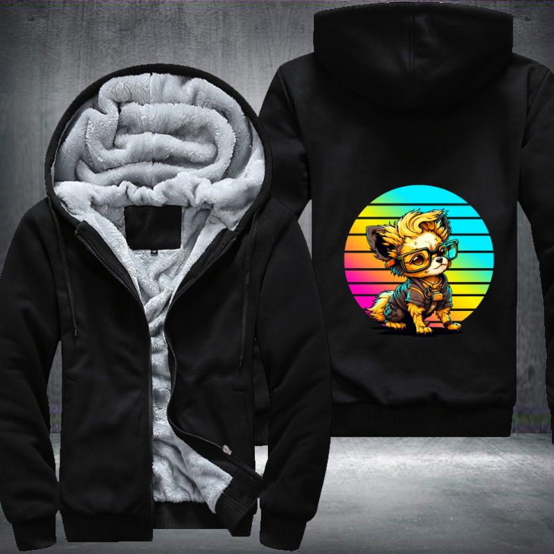 Good Dog Fleece Hoodies Jacket