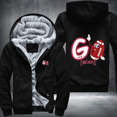 Go Texans Fleece Hoodies Jacket